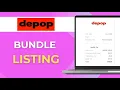How to create a bundle listing on Depop