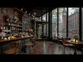 London Coffee Shop Jazz Ambience Rain Sounds Smooth Jazz Piano for Relaxing and Focus