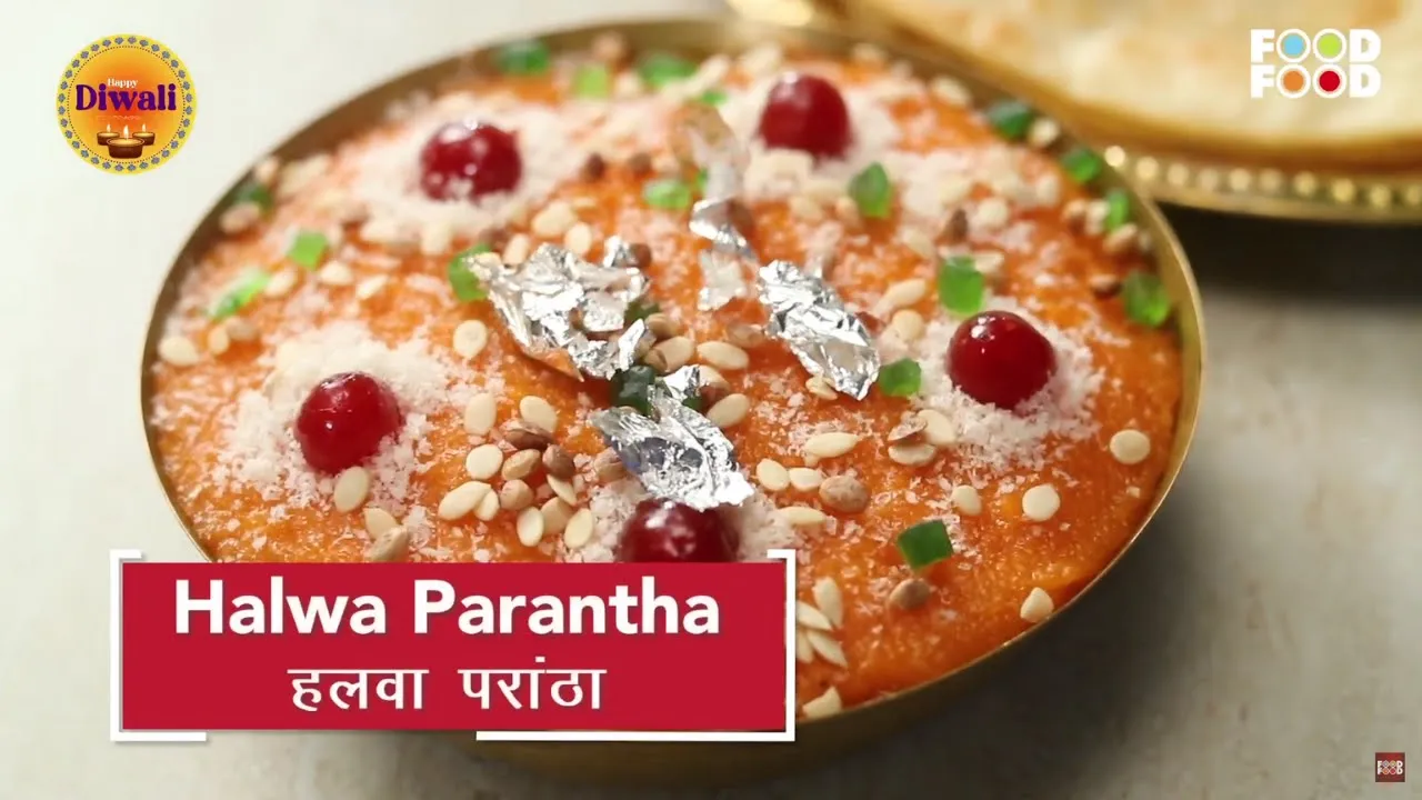             Halwa Paratha   Street Style Recipe   FoodFood