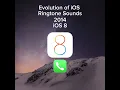 Evolution of iOS Ringtone Sounds