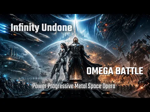 OMEGA BATTLE // Full Lyrics Album // Power Progressive Metal // Cinematic Space Opera