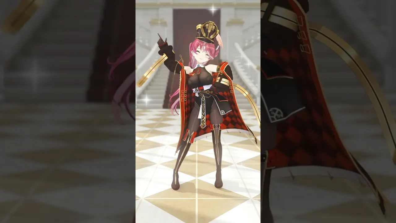 #ビビデバ サビダンス踊ってみた！！！！【hololive/宝鐘マリン】#shorts