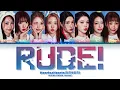 Lagu Hearts2Hearts (하츠투하츠) 'RUDE!' (Color Coded Lyrics)
