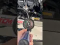 Cooling system pressure tester finds a leak