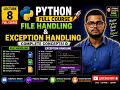 Python Programming Course Lecture 8 - File Handling and Exception Handling Tutorial for Beginners