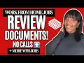 NO CALLS Review Documents Process Orders More Work From Home Jobs 2026
