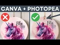 FIX Your Ornament Mockups 5 Ways to Show Ribbon Hole Realistically Canva Photopea