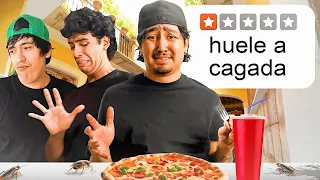 PROBE LOS PEORES RESTAURANTES DE MI CIUDAD 🤢😭☣️