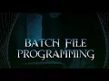 How to create a login page in batch programming
