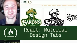 React Material Design Tabs P2D34 - Live Coding with Jesse