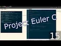 Project Euler in C Lattice Paths