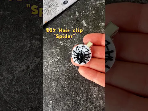 DIY Hair clip “Spider”