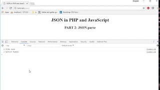 access php data in javascript