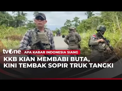 KKB Tembak Truk Tangki Air, Sopir Alami Luka Parah