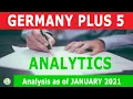 LOTTO UPGRADE GERMANY PLUS 5 STATISTICAL NUMBER GUIDE 5 DIGIT GAME JANUARY 2021