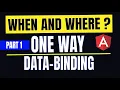 9 One Way Data Binding Practice - Part 1 Angular In Depth Hindi
