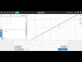 Using Desmos to create a regression equation a k a mathematical model from data