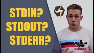What is the difference between stdin stdout and stderr LPIC-1