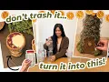 AESTHETIC WINTER DIY DECOR MADE WITH TRASH TINY GNOME HOUSE
