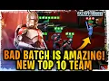 BAD BATCH IS AMAZING New Top 10 Team in SWGoH Destroy GAS Darth Revan Padme Grievous and MORE