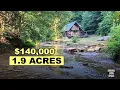 Deal of the Day 121 Tucked away Cabin on 1 9 Private Acres With Creek Access High-Speed Internet