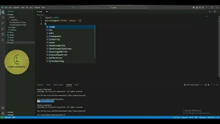 Python importing math package exp2 - user input CodeLearning