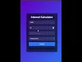Build an Interest Calculator with HTML CSS JavaScript