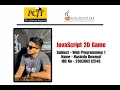JavaScript 2D Game Development Java Institute Hasindu Dewmal