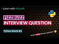 Python Interview Question Python Shorts Learn with Anirudh