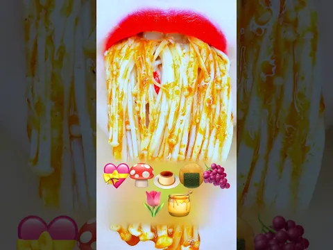 Asmr emojifood | cr: sunnyEating |sub💝#shorts #mukbang #asmr #food #satisfying #youtube #emoji