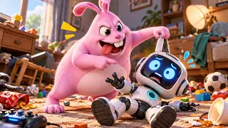 Phim Hoạt Hình Con Thỏ Vui Nhộn - Thỏ Hồng Bunboo & Robot Nổi Loạn