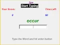 Speed Typing App using Python