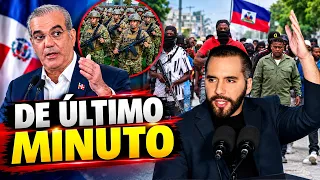 Abinader habla sobre la intervención militar de Nayib Bukele en Haití