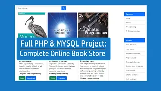 Complete Online Book Store using PHP and MySQL Online Library Management System