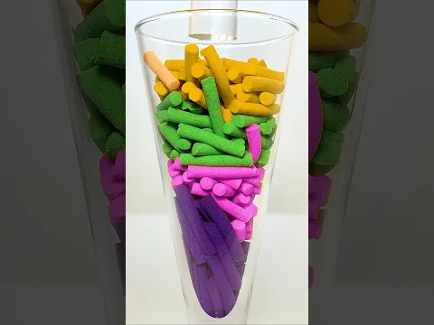 Very Satisfying and Relaxing, Kinetic Sand ASMR, Drop and Squish Sand
