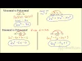 Algebra 1 - Multiply Polynomials