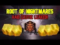 NEW LEAKED RAID EXOTIC FOR ROOT OF NIGHTMARES RAID Destiny 2 Lightfall