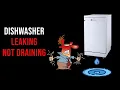 Portable Dishwasher Not Draining Leaking - FIXED