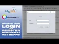 Membuat Form Login dan Register sederhana menggunakan Netbeans yang terhubung dengan Database MySQL