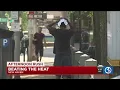Folks look for ways to cool down in New Haven