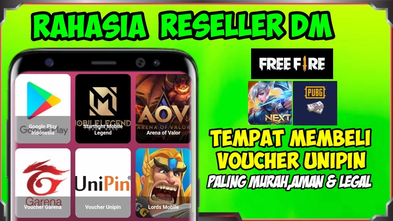 CARA MEMASUKAN KODE UNIPIN FF FREE FIRE DI INDOMARET 2021 ✅✅✅