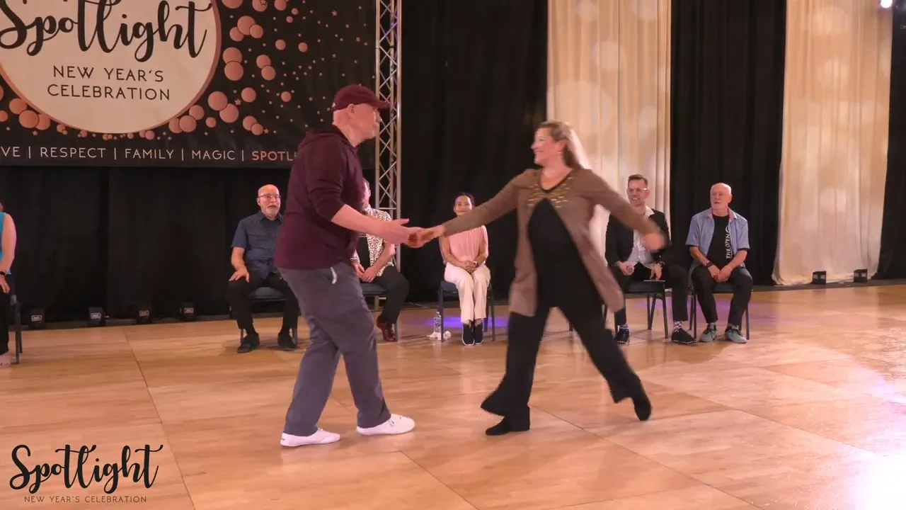 Spotlight New Year's Celebration 2024/2025 Masters Novice Jack & Jill Dan Mudd & Christine Zoyhofski