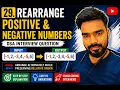 Rearrange Positive and Negative DSA Interview Question JavaScript