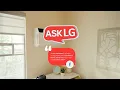 Where can I find a reliable service center for my air conditioner AskLG