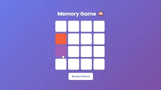 Memory Game Using HTML CSS JavaScript Card Matching Game Tutorial for Beginners