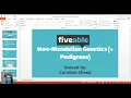 AP Biology - Non-Mendelian Genetics Review