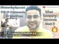 PHP VS Frameworks VS WordPress - What Company Demands Most