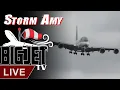 Download Lagu LIVE: Storm Amy Live from London Heathrow Airport