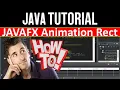 How to create Animation Rotating Rectangle in Javafx