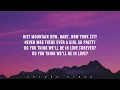 Lana Del Rey – Diet Mountain Dew (Lyrics) “scary, my god, you're divine”